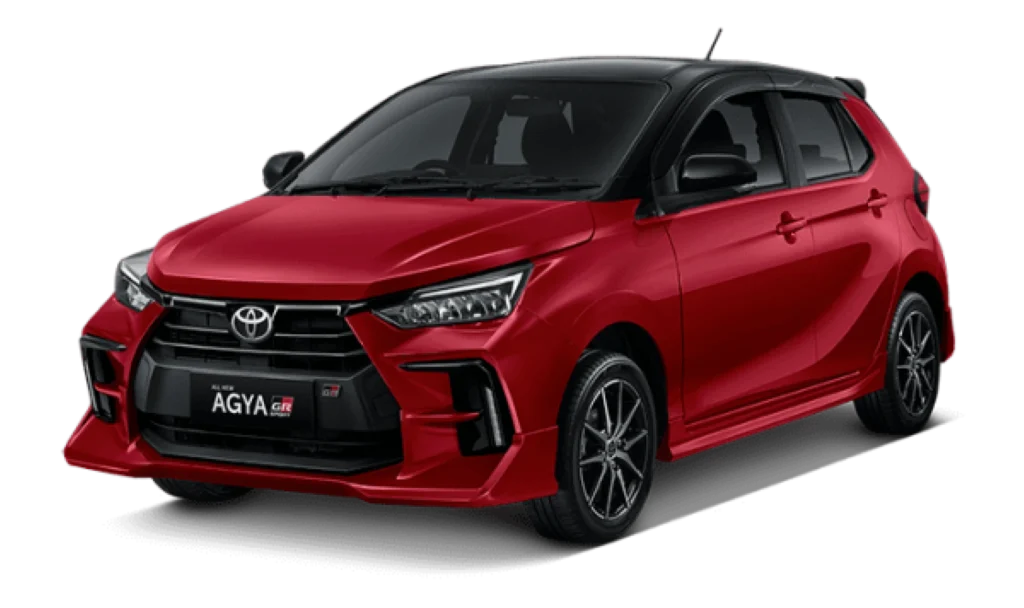 rental agya di padang