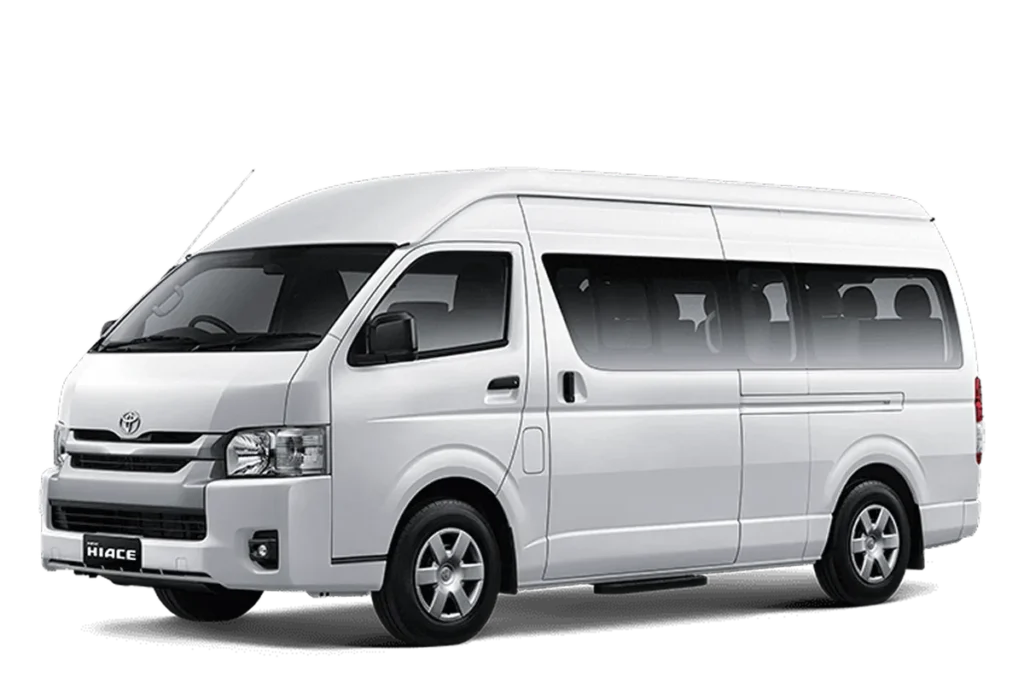 sewa hiace commuter padang